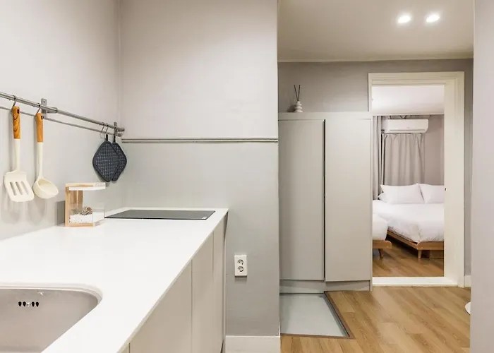 Nook Hongdae 5min From Hongik Univ Stn 2 Queen Beds Villa
