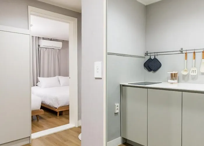 Nook Hongdae 5min From Hongik Univ Stn 2 Queen Beds Villa Seul