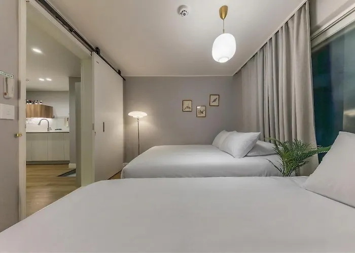 Nook Hongdae 5min From Hongik Univ Stn 2 Queen Beds Villa Seul